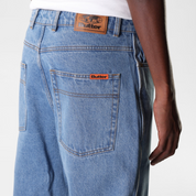 Jean Baggy en denim - Indigo délavé