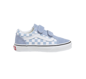 Kids Old Skool V Checkerboard - Blue/White