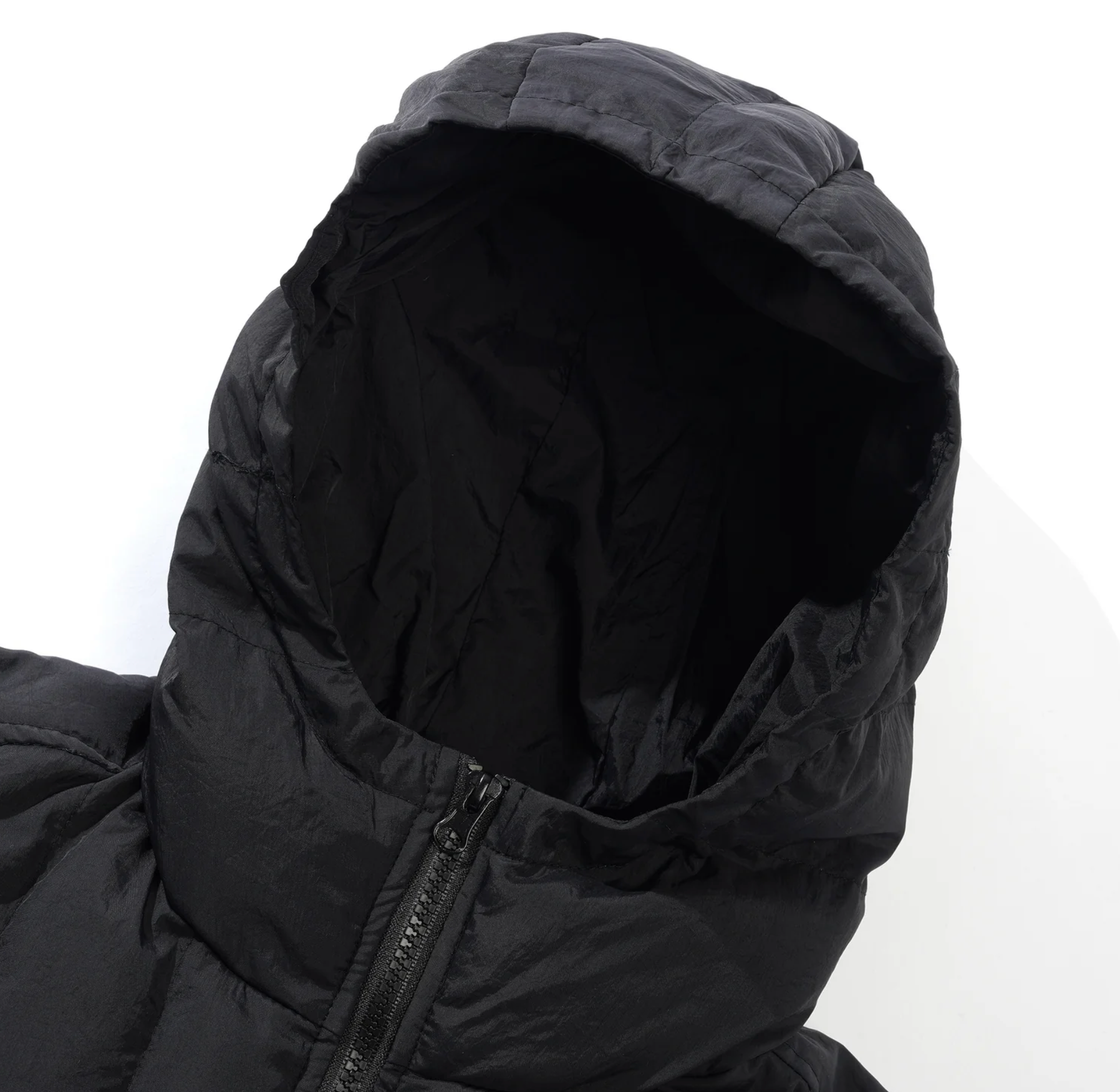 Doudoune à capuche - Noir