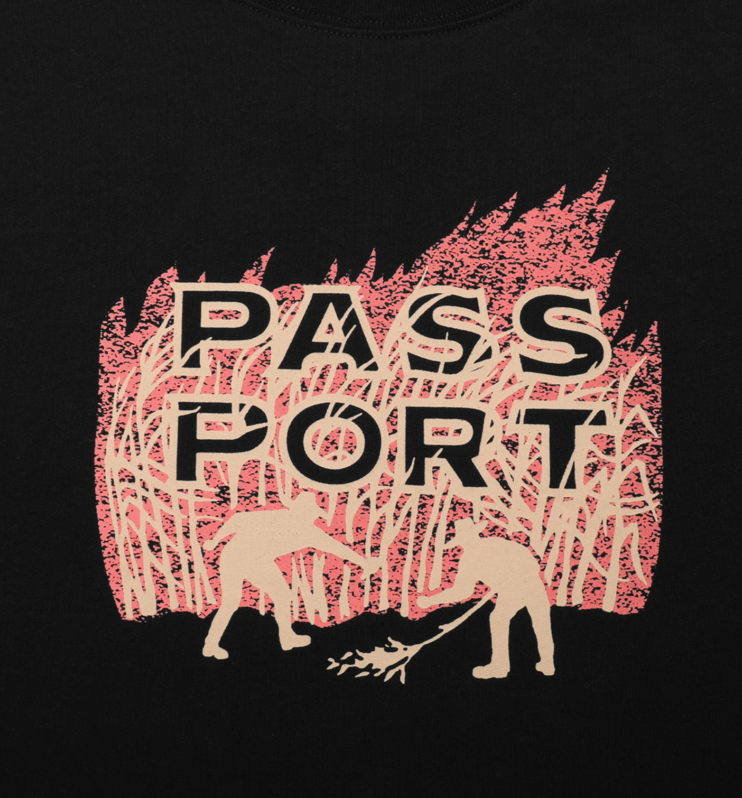 T-shirt Brush Fire - Noir