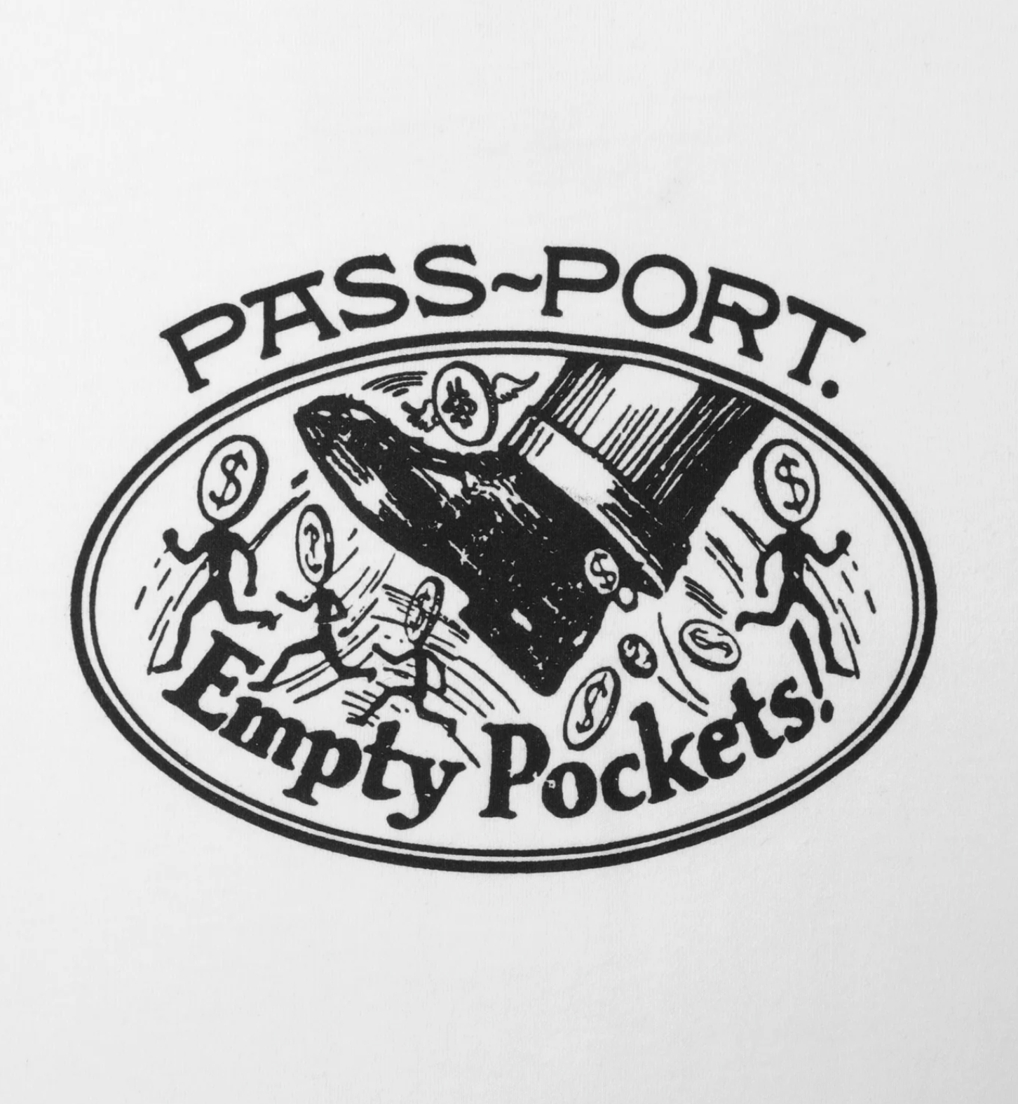 T-shirt à poches vides - Blanc