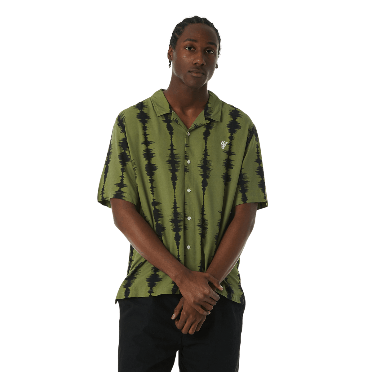 T-shirt Seismogram Resort - Olive