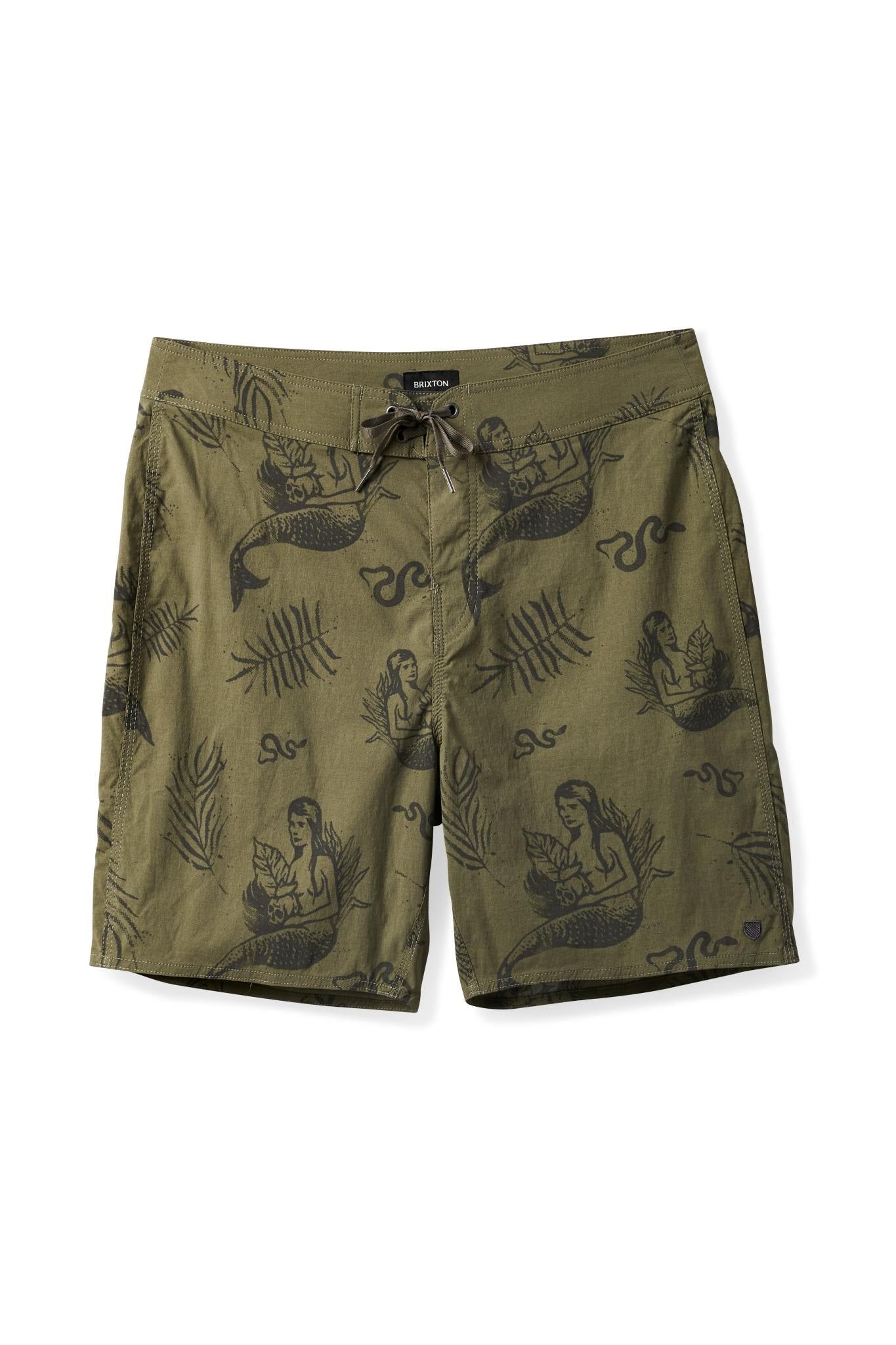 Brixton Temple Trunk Olive Surplus/Charcoal – Palm Isle Skateshop