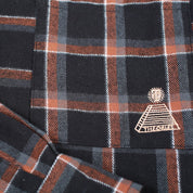 Chemise en flanelle à col en velours côtelé Cascadia - Noir