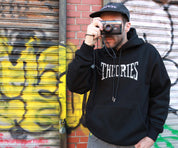 Punchout Varsity Heavyweight Hoodie - Black