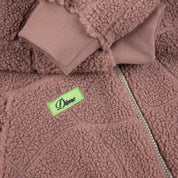 Polaire Sherpa Coverstich - Mauve