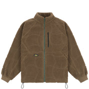 Coverstich Sherpa Fleece - Military Brown