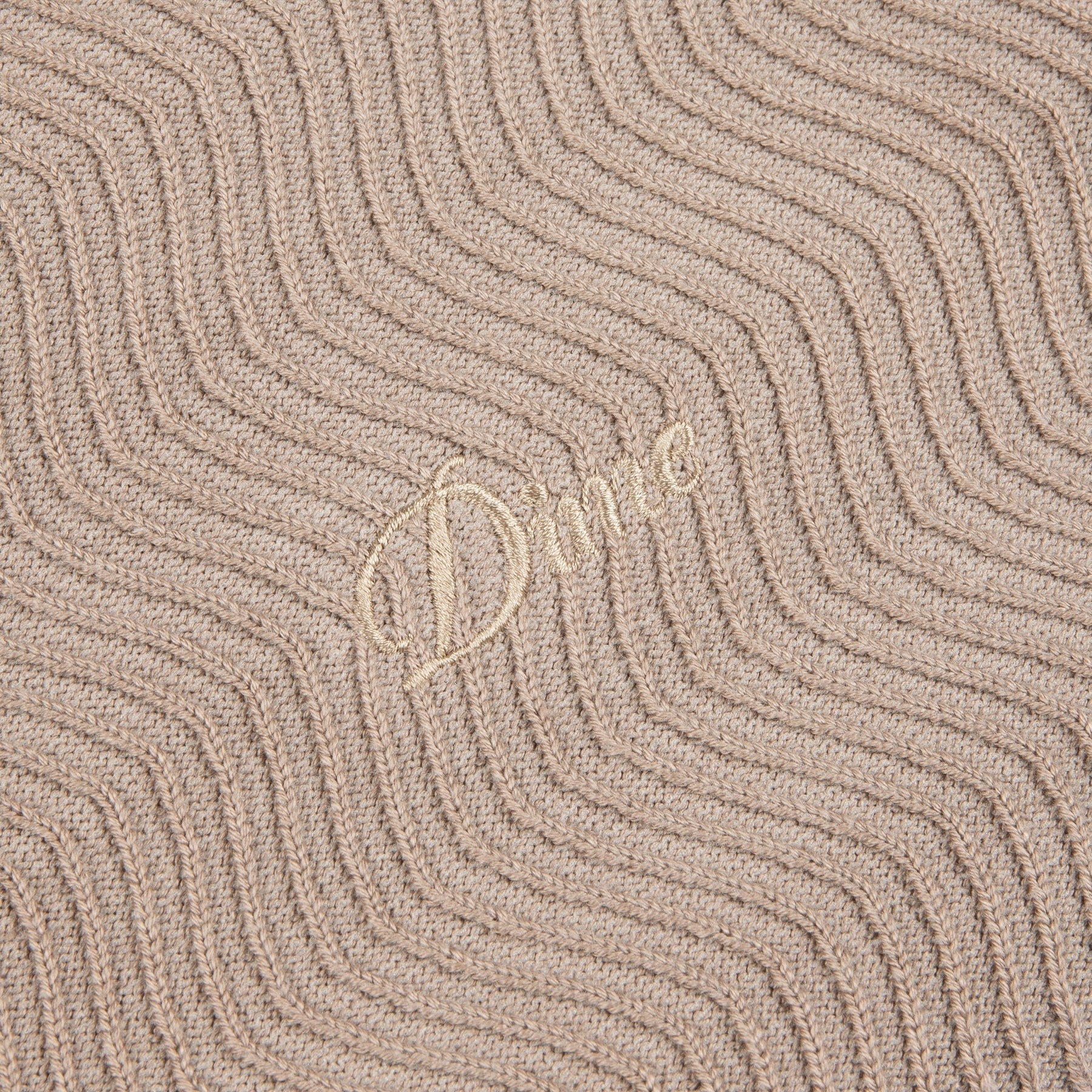 Wave Cable Knit - Tan