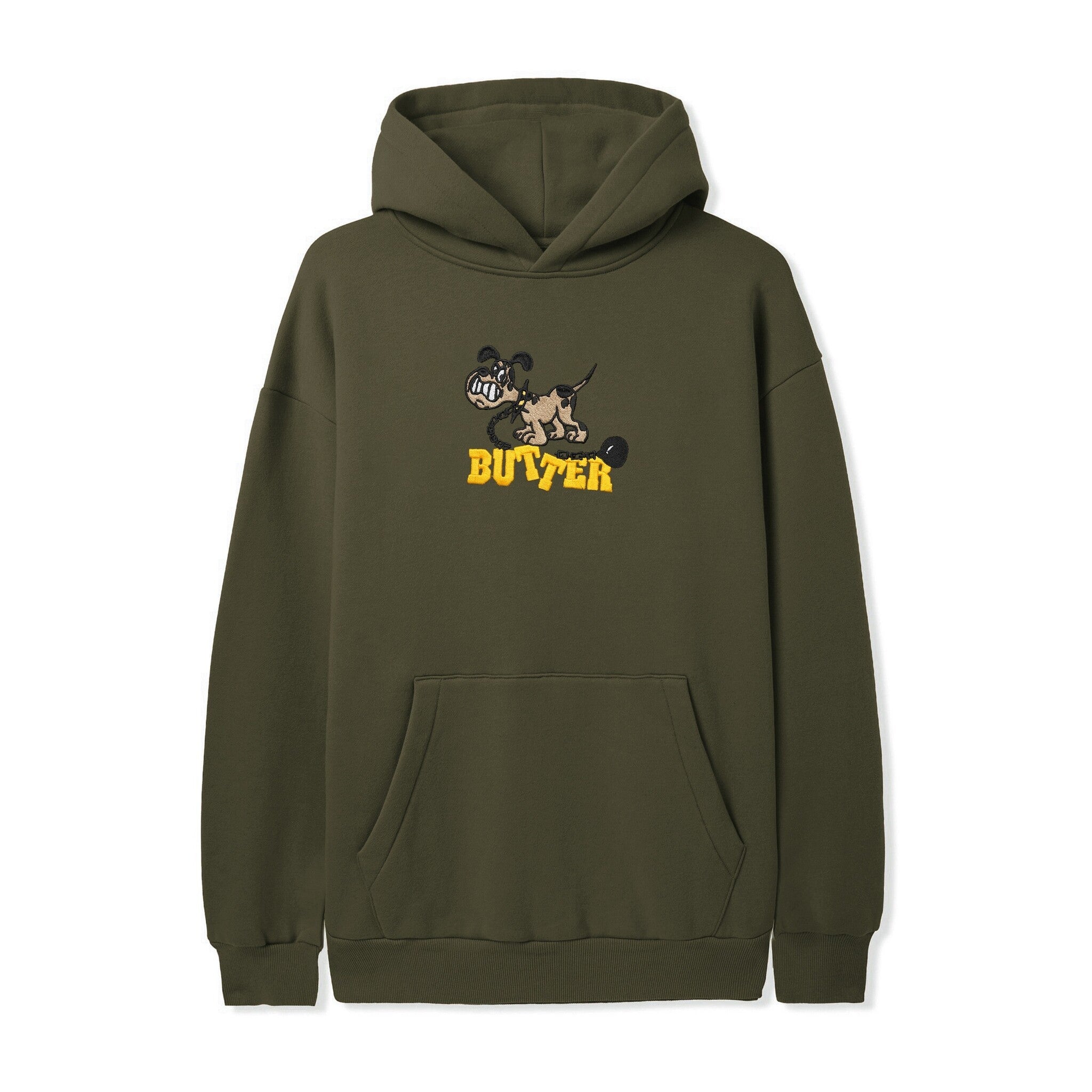 【BUTTER GOODS】Unleash Pullover Hood Army Butter Goods Unleash Pullover Hood - Army – Palm Isle Skateshop