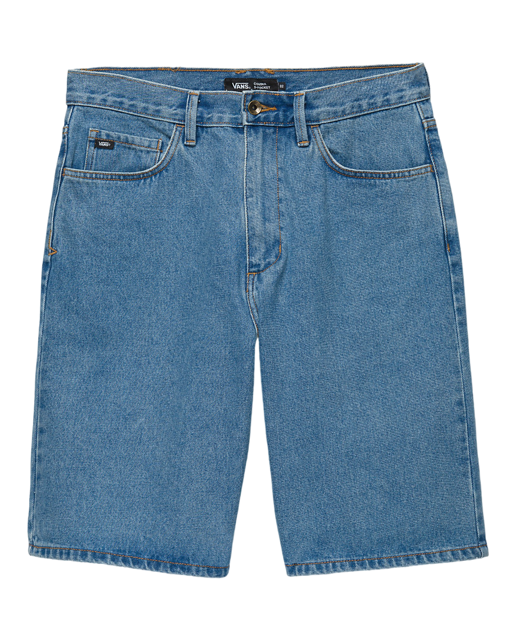 Vans Covina 5 Pocket Baggy Denim 22 Shorts Stone Wash