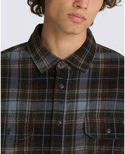 Chemise boutonnée à manches longues Mayhill - Mirage noir/bleu