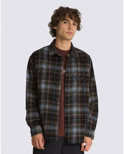 Chemise boutonnée à manches longues Mayhill - Mirage noir/bleu