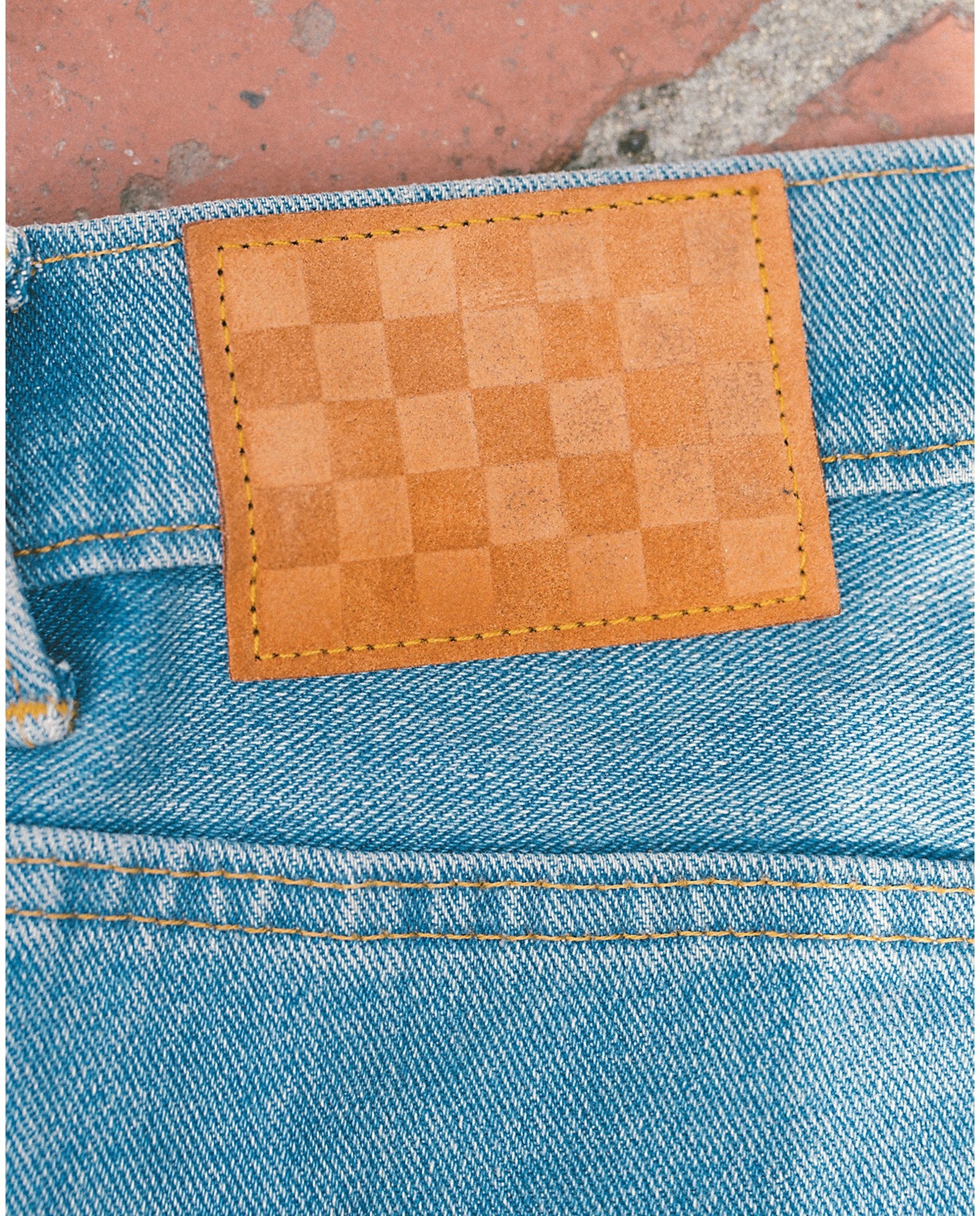 Check-5 Baggy Denim 23'' Shorts - Bleu délavé