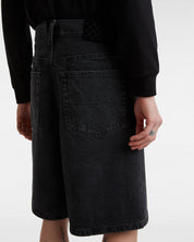 Check-5 Baggy Denim 23'' Shorts - Noir délavé