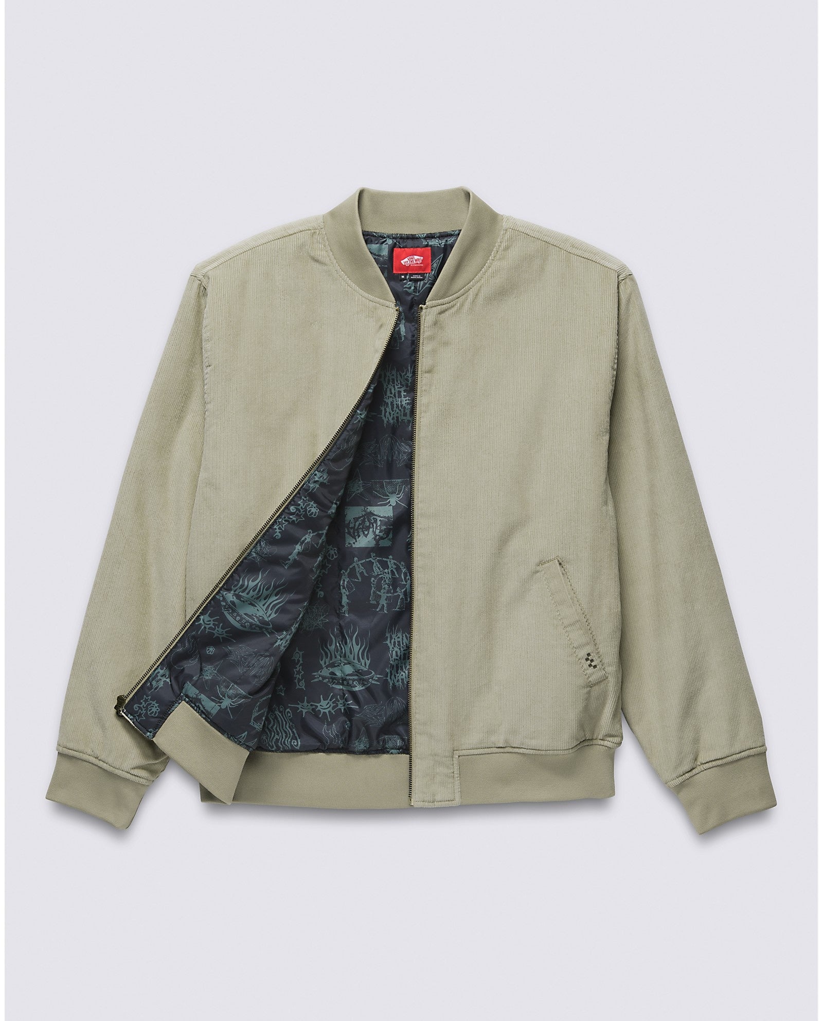 Skate Cord Bomber Jacket - Elm