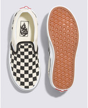 Baskets à enfiler pour enfants à motif damier - Noir/blanc