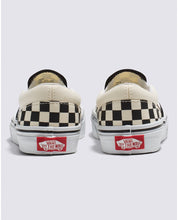 Baskets à enfiler pour enfants à motif damier - Noir/blanc