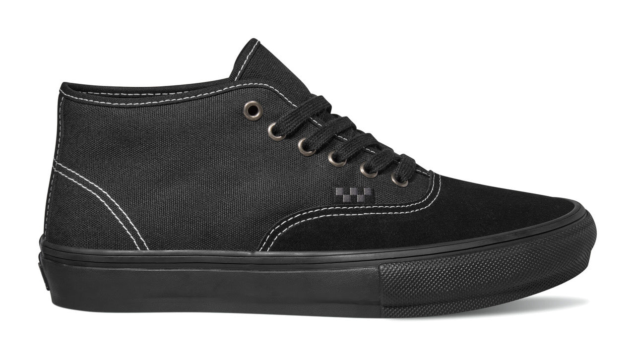 Vans Skate Authentic Mid - Blackout – Palm Isle Skateshop