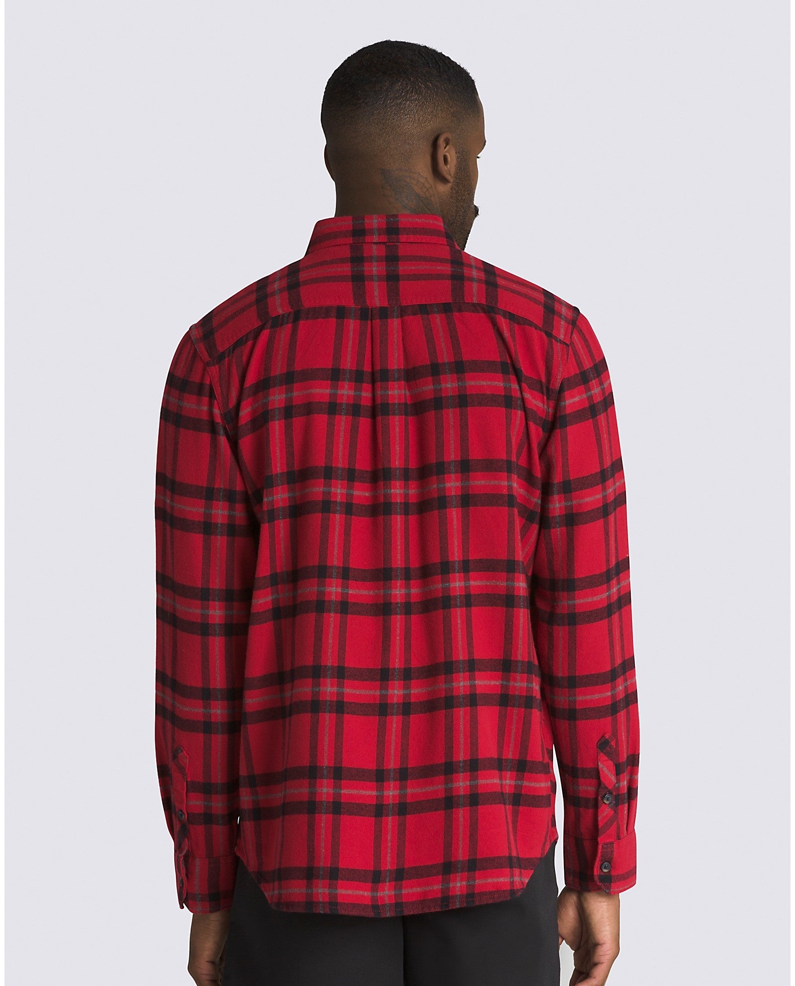 Chemise à manches longues boutonnée Westminster - Piment/Noir
