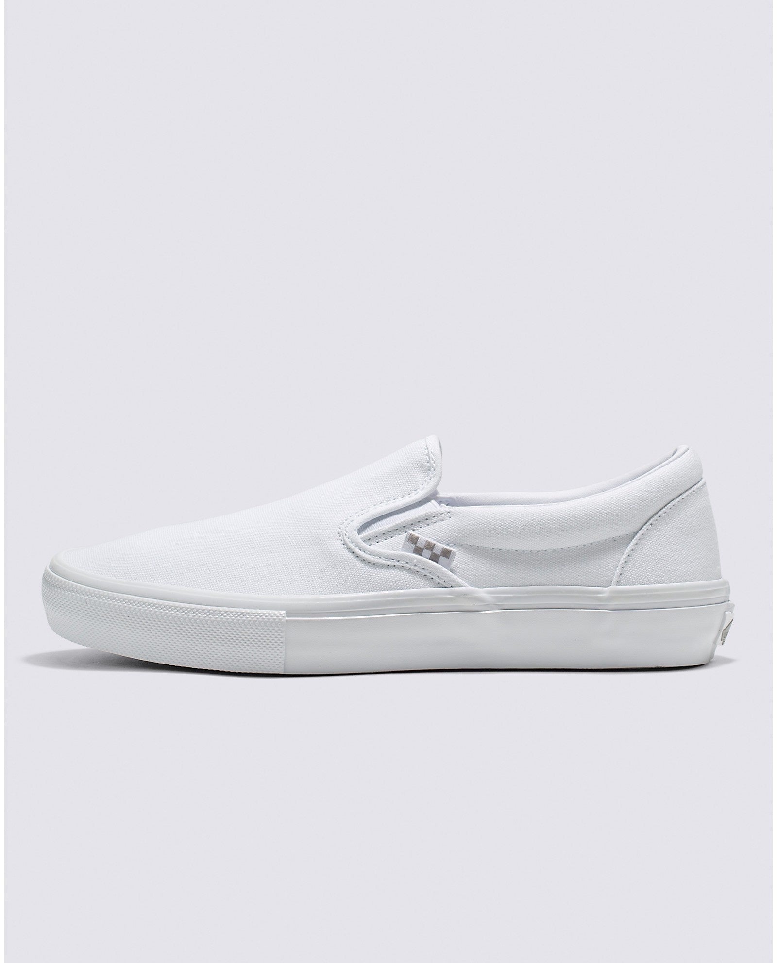 Chaussures de skate à enfiler – Blanc véritable