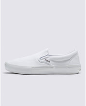 Chaussures de skate à enfiler – Blanc véritable