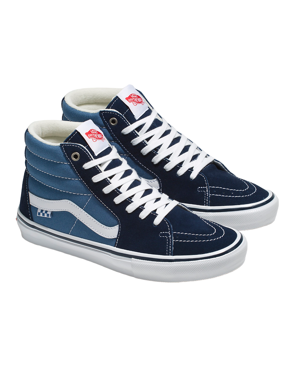 Skate Sk8-Hi - Bleu marine/blanc