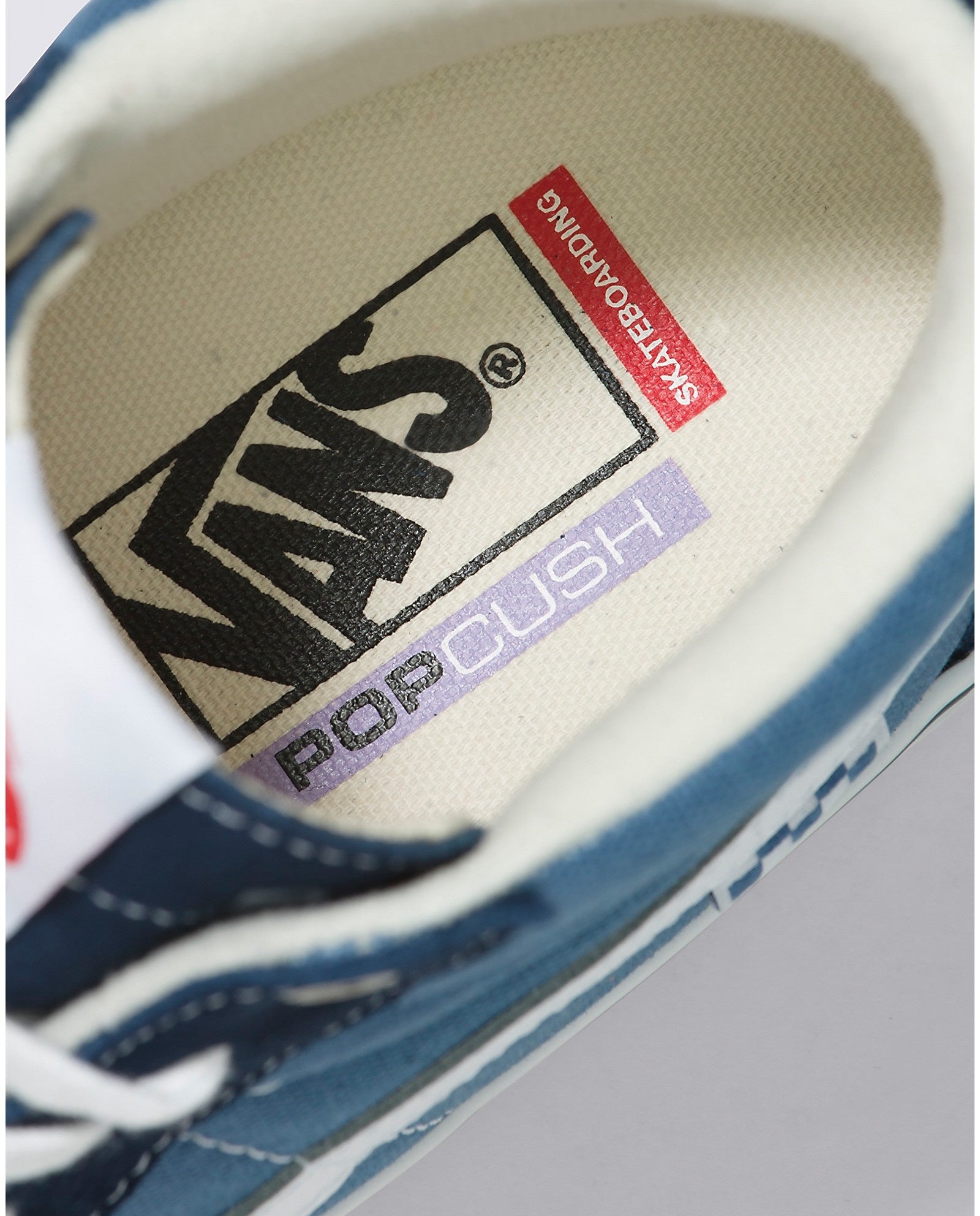 Skate Sk8-Hi - Bleu marine/blanc