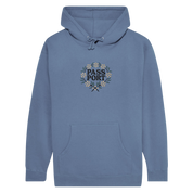 Sweat à capuche Wattle - Bleu délavé
