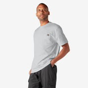 T-shirt épais à manches courtes et poche - Gris cendré (AG)