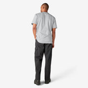 T-shirt épais à manches courtes et poche - Gris cendré (AG)