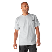 T-shirt épais à manches courtes et poche - Gris cendré (AG)