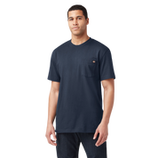 T-shirt épais à manches courtes et poche - Bleu marine foncé (DN)