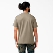 T-shirt épais à manches courtes et poche - Sable du désert (DS)