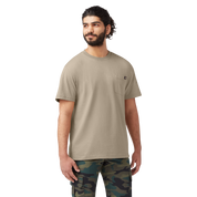 T-shirt épais à manches courtes et poche - Sable du désert (DS)