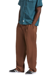 Union Pantalon Baggy - Brun Pomme de Pin