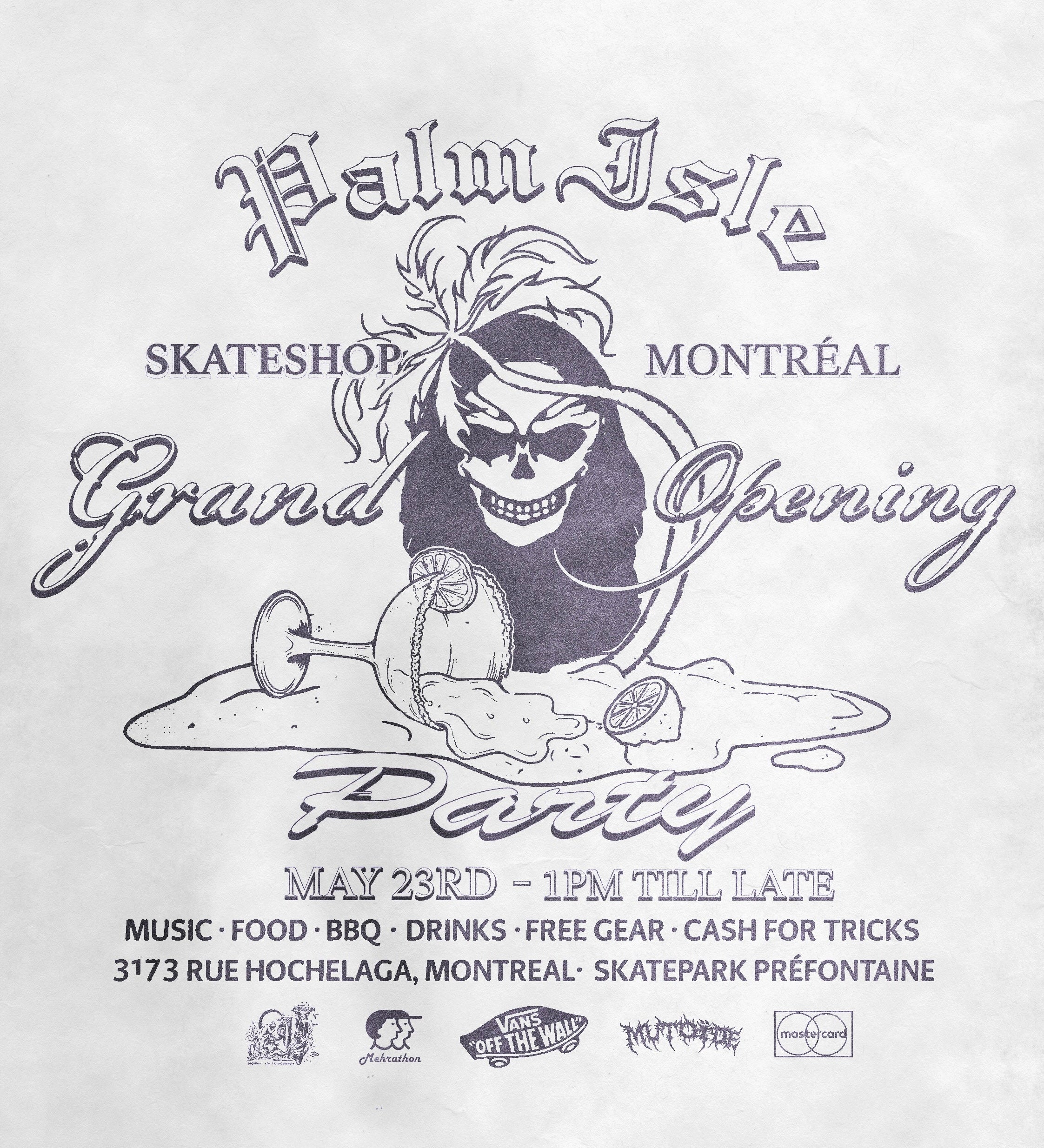 PALMISLE MONTREAL : OFFICIAL OPENING LAUNCH PARTY