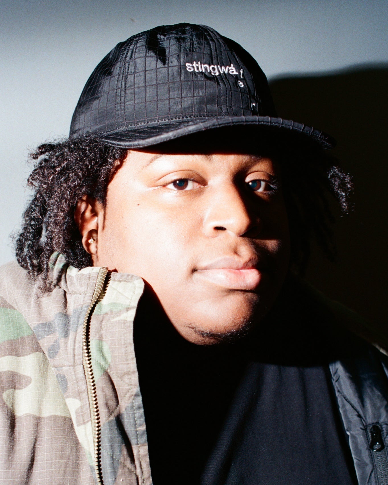 Stingwater Casquette en Nylon Ripstop Doublée - Noir