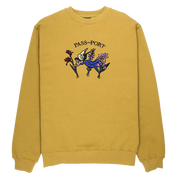 Gardening Appliqué Sweater - Mustard