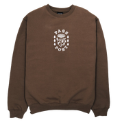 Fountain Embroidery Sweater - Bark