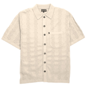 Bath House Knit S/S Shirt - Cream