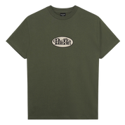 Whip Embroidery Tee - Military Green