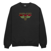 Emblem Appliqué Sweater - Black