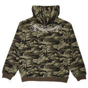 Kollassi Sweat à Capuche Zippé - Camouflage Woodland