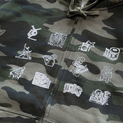 Pagaille Corp Zip Hoodie - Camo