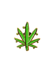 Épingle en émail Crailtap Weed - Multi