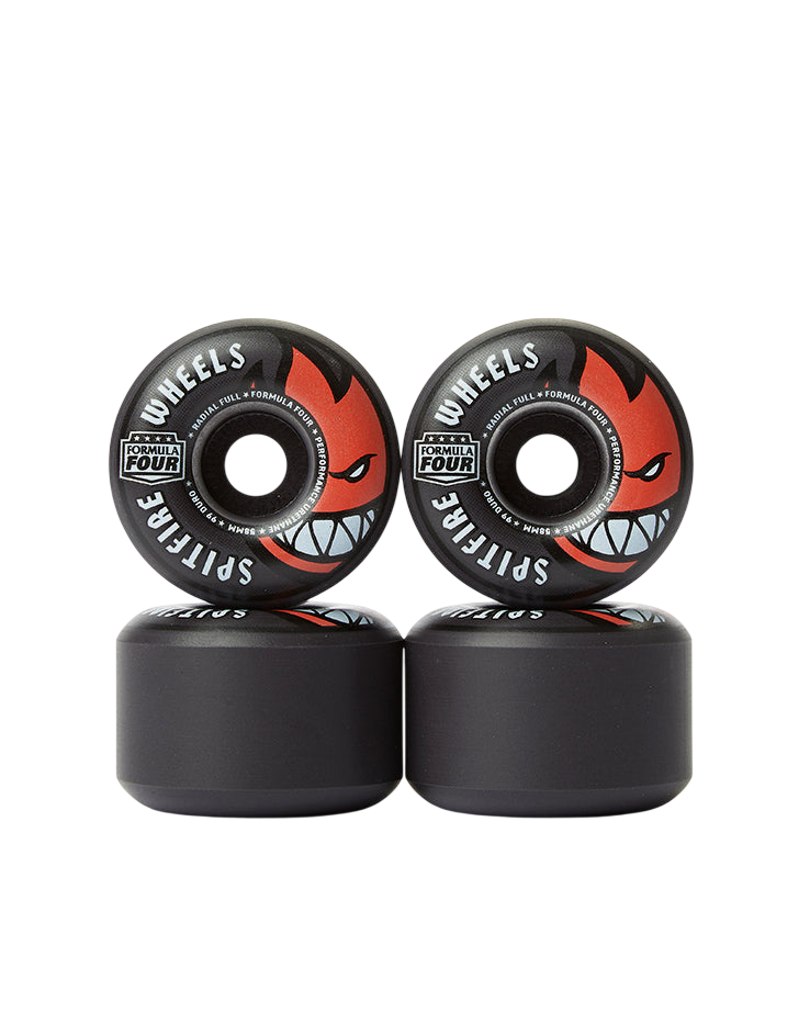 Spitfire Formula Four Team Colors 99D Radial Full - Black 58mm Spitfire Formula Four Team Colors 99D Radial Full - Black 58mm