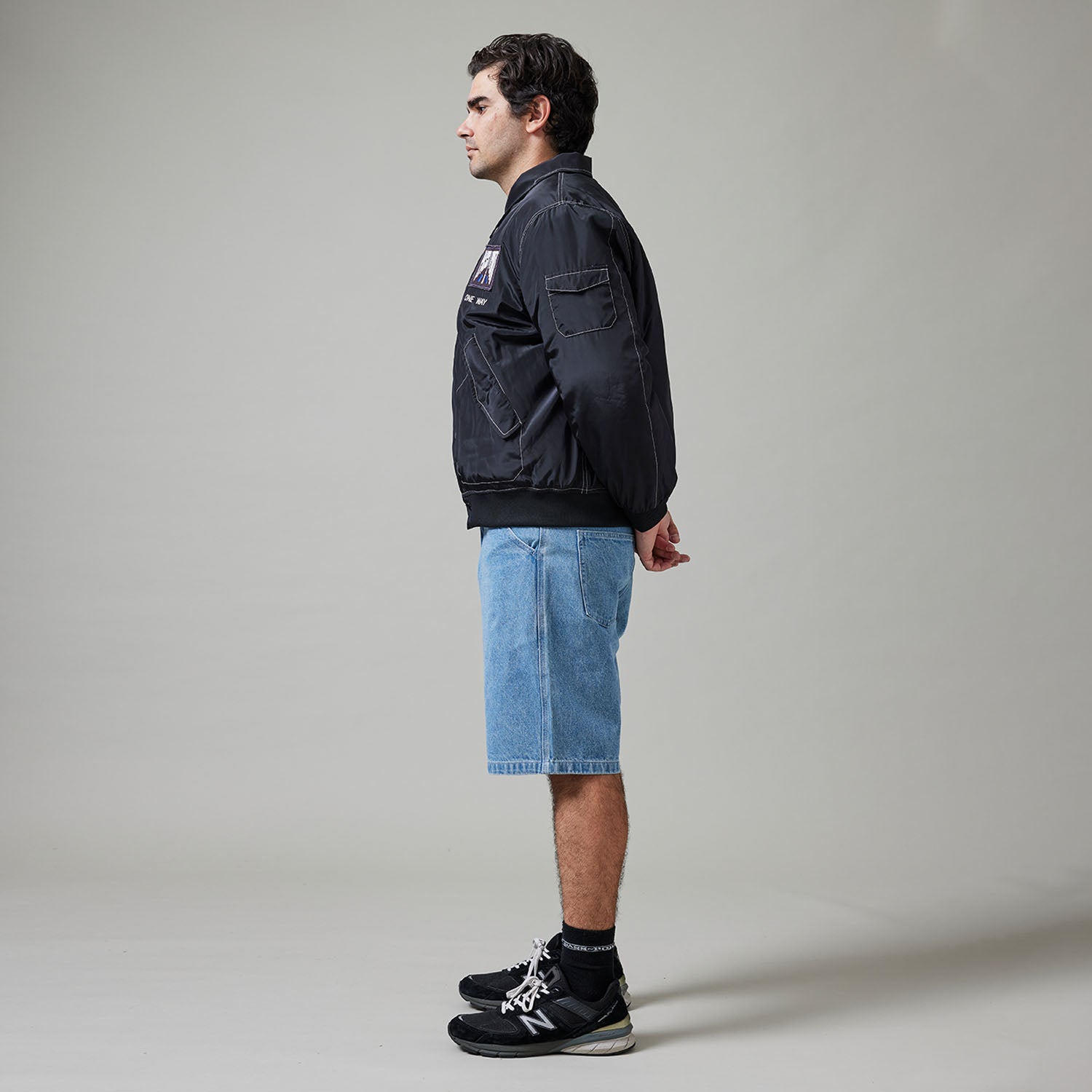 Workers Club Short en Denim - Délavé Indigo Clair