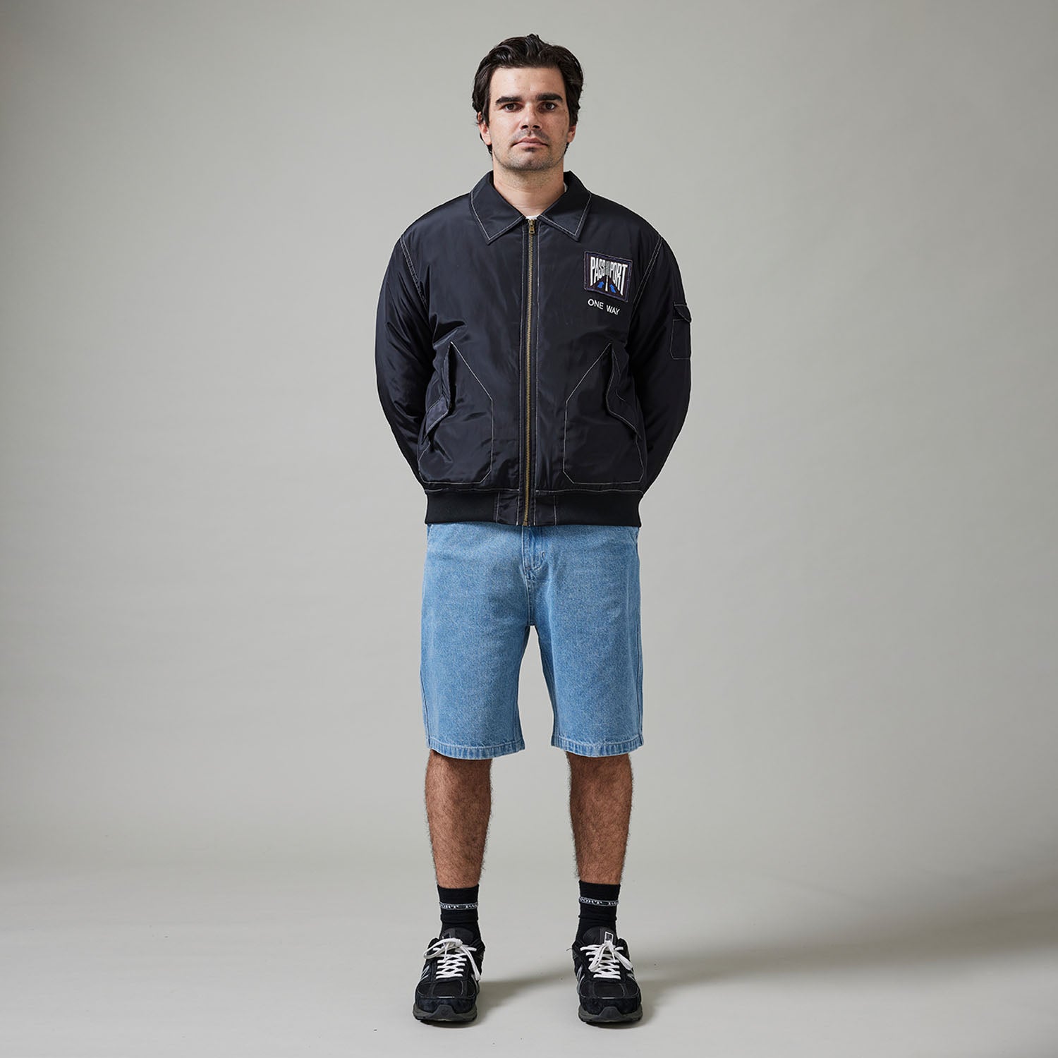 Workers Club Short en Denim - Délavé Indigo Clair