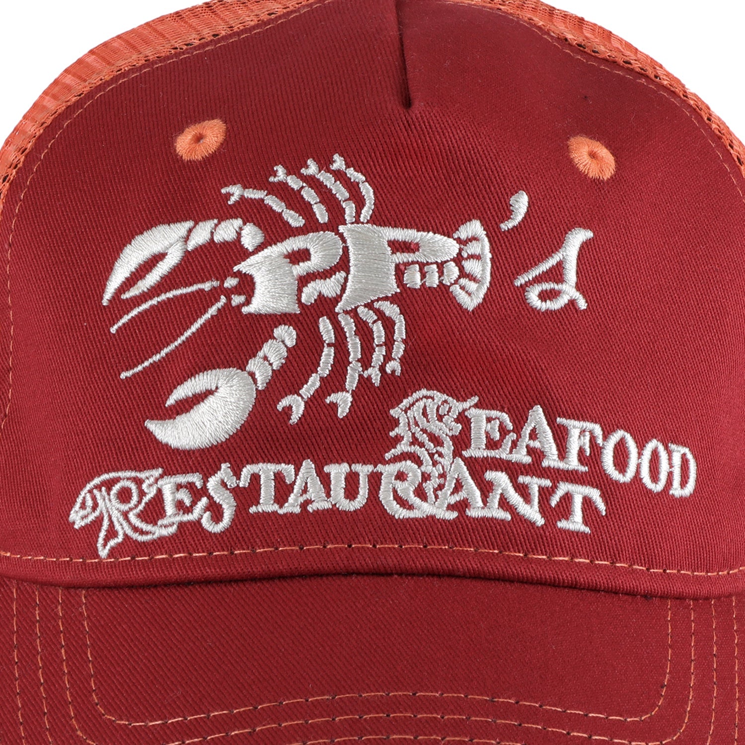 Seafood Staff Packers Casquette Trucker - Rouge Homard