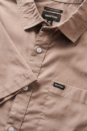 Charter Sol Wash S/S Woven Shirt - Cinder Grey Sol Wash